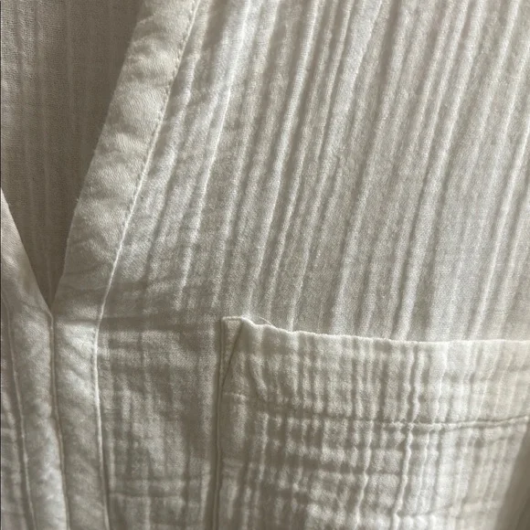 J Jill White Gauze Tunic - Picture 3 of 3